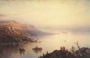 Regis-Francois Gignoux Lake George oil painting on canvas